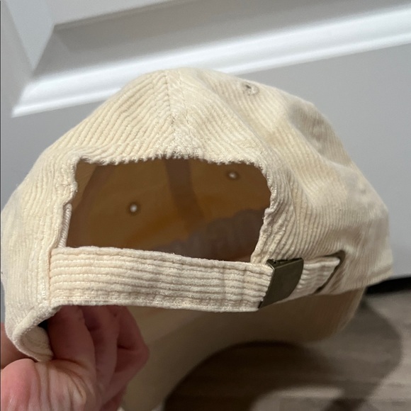 Simply Southern Corduroy Dog Mom Cap - Tan and Gold - Picture 3 of 6